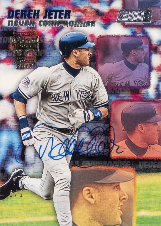 2017 Topps Archives Signatures Series Postseason Derek Jeter #NC10 Baseball Card