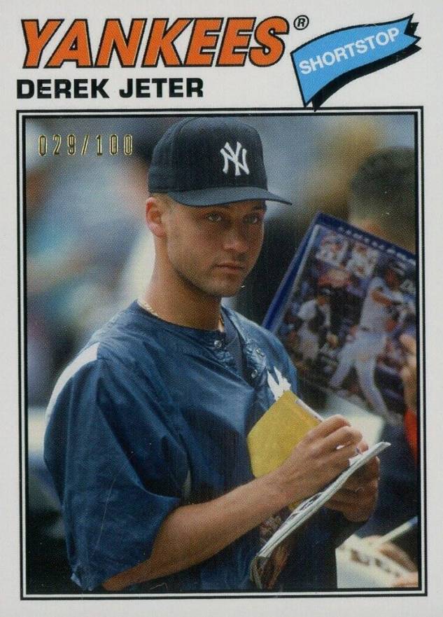 2020 Topps Transcendent Collection VIP Party Derek Jeter Through the Years Derek Jeter #1977 Baseball Card