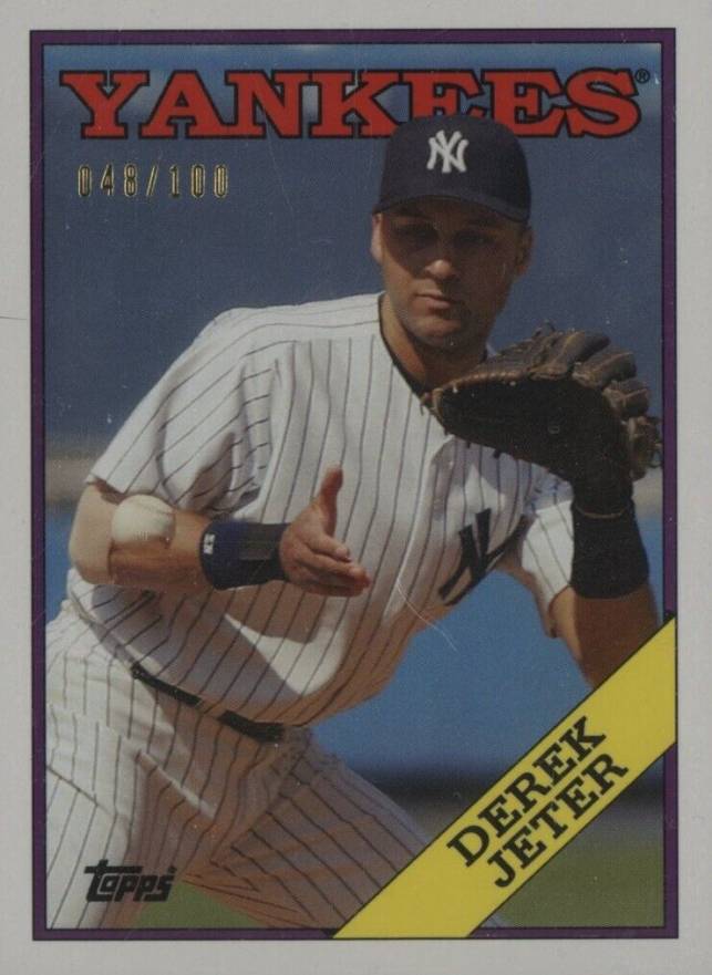 2020 Topps Transcendent Collection VIP Party Derek Jeter Through the Years Derek Jeter #1988 Baseball Card