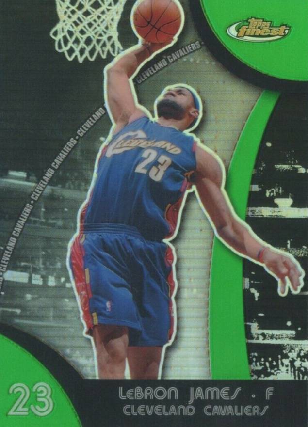 2007 Finest LeBron James #40 Basketball Card