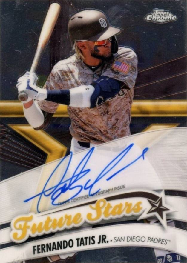 2020 Topps Chrome Future Stars Autographs Fernando Tatis Jr. #FSAFTJ Baseball Card