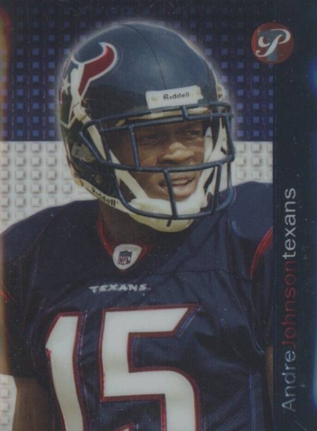 2003 Topps Pristine Mini Andre Johnson #PM22 Football Card