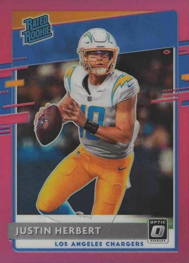 2020 Panini Donruss Justin Herbert #P303 Football Card