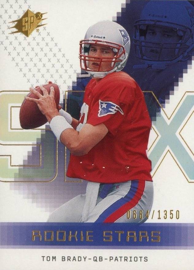 2000 SPx Tom Brady #130 Football Card