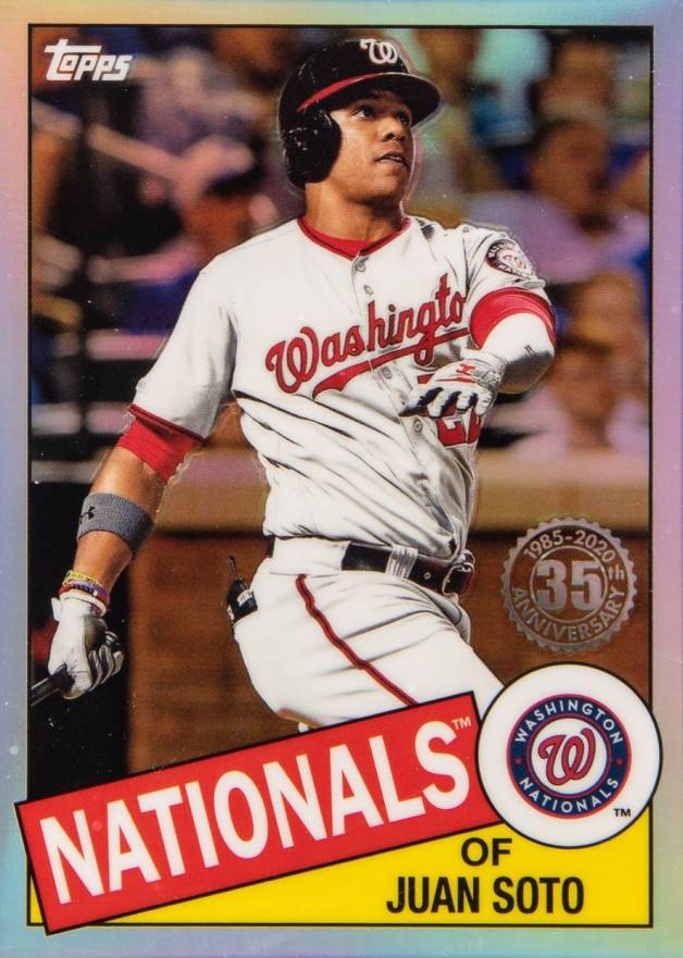 2020 Topps Chrome 1985 Topps Juan Soto #85TC3 Baseball Card