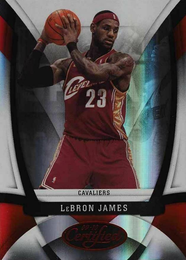 2009 Panini Certified  LeBron James #107 Basketball Card