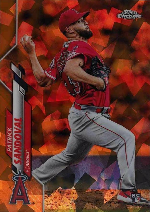 2020 Topps Chrome Sapphire Edition Patrick Sandoval #205 Baseball Card