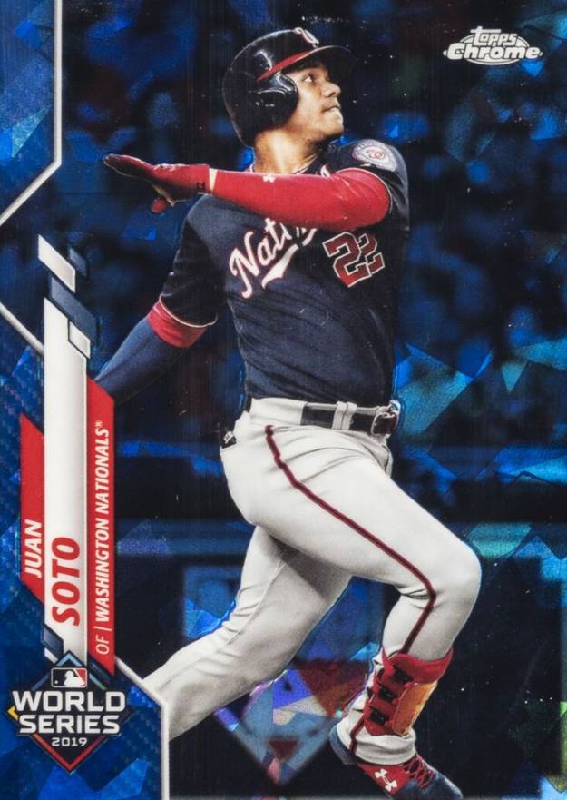 2020 Topps Chrome Sapphire Edition Juan Soto #6 Baseball Card