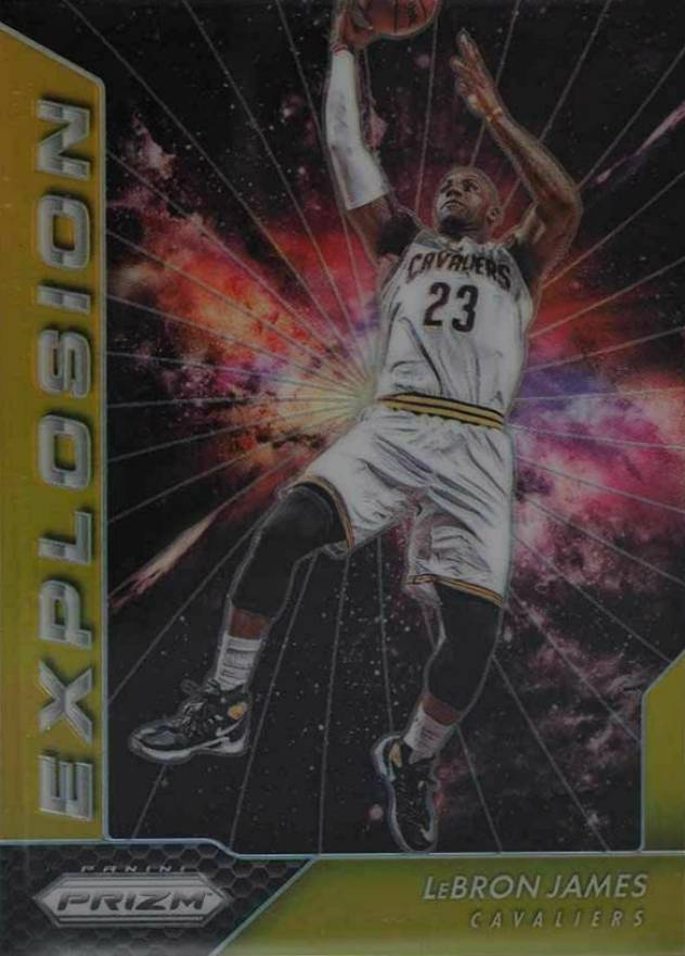 2016 Panini Prizm Explosion LeBron James #1 Basketball Card