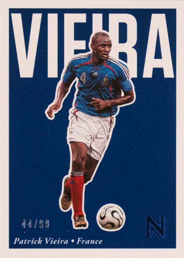 2017 Panini Nobility Patrick Vieira #43 Soccer Card