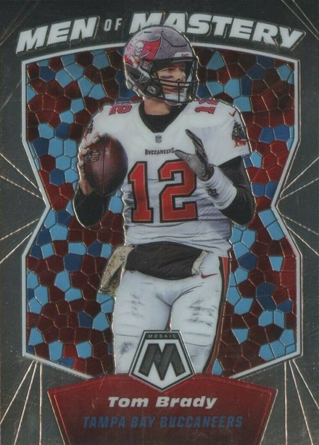 2020 Panini Mosaic Men of Mastery Tom Brady #MM1 Football Card