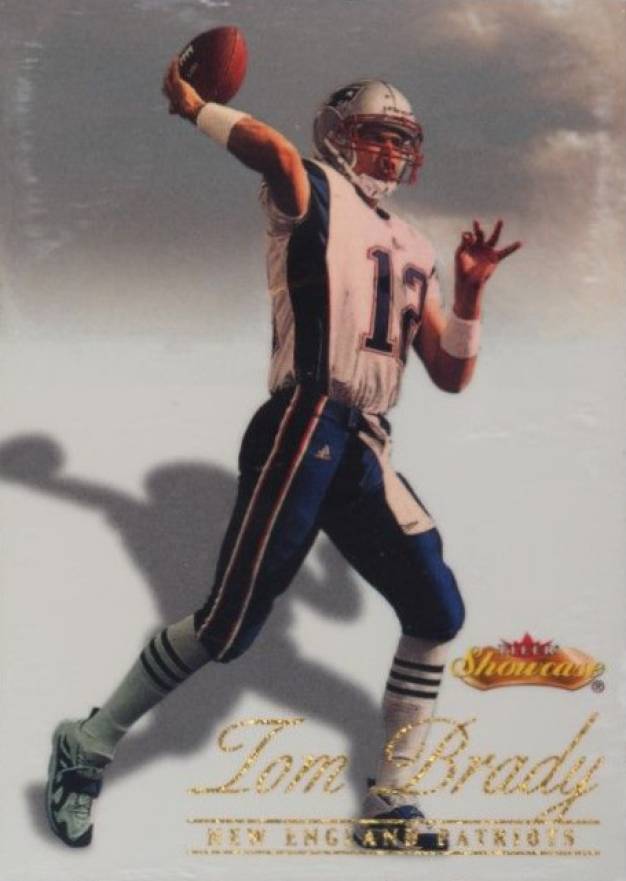 2000 Fleer Showcase Tom Brady #136 Football Card