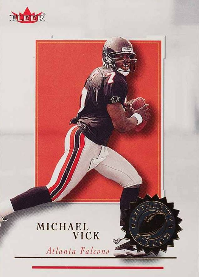 2001 Fleer Authority Michael Vick #101 Football Card