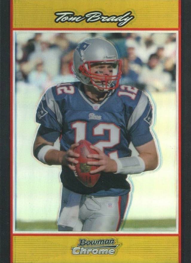 2007 Bowman Chrome Tom Brady #BC172 Football Card