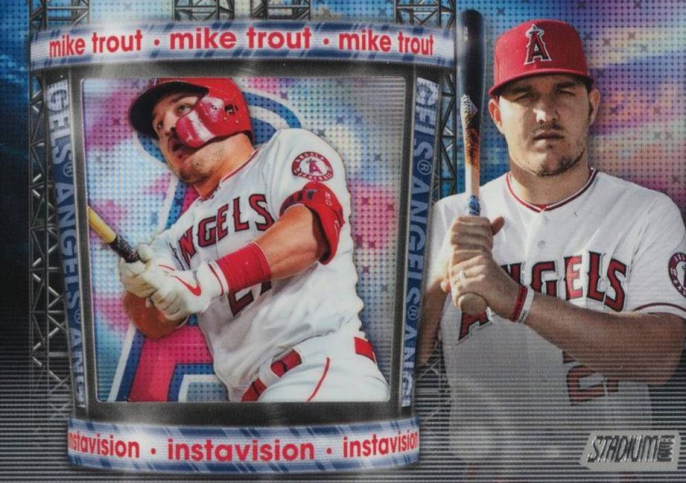 2020 Stadium Club Instavision Mike Trout #IRMT Baseball Card