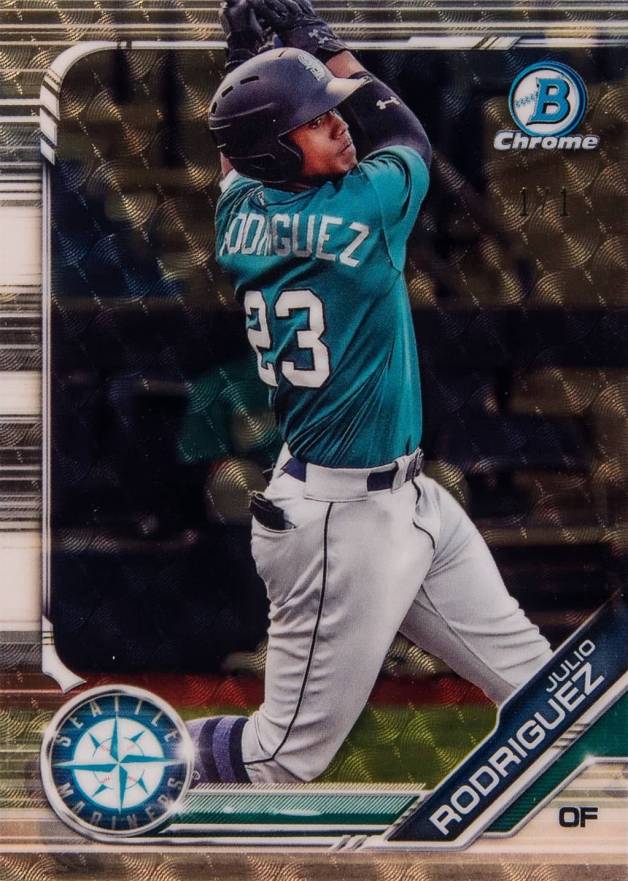 2019 Bowman Draft Julio Rodriguez #BDC60 Baseball Card