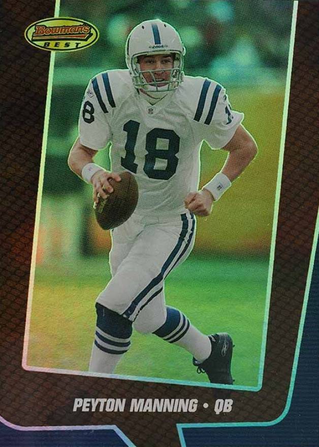 2005 Bowman's Best  Peyton Manning #2 Football Card