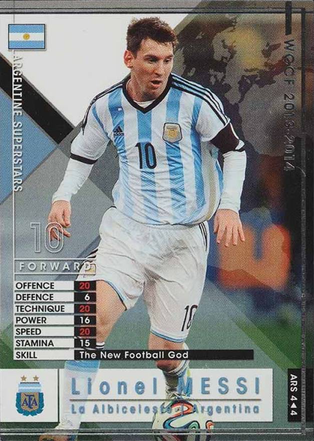 2014 Panini Football League Bandai PFL06 Lionel Messi #175 Soccer Card