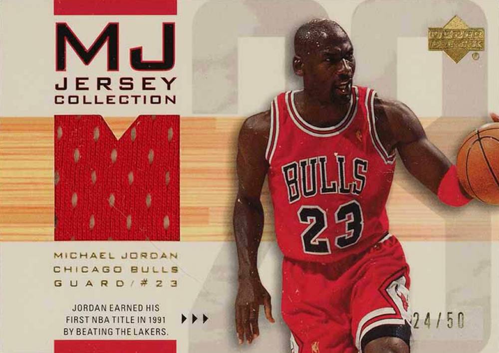 2001 Upper Deck MJ Jersey Collection Michael Jordan #MJC1 Basketball Card