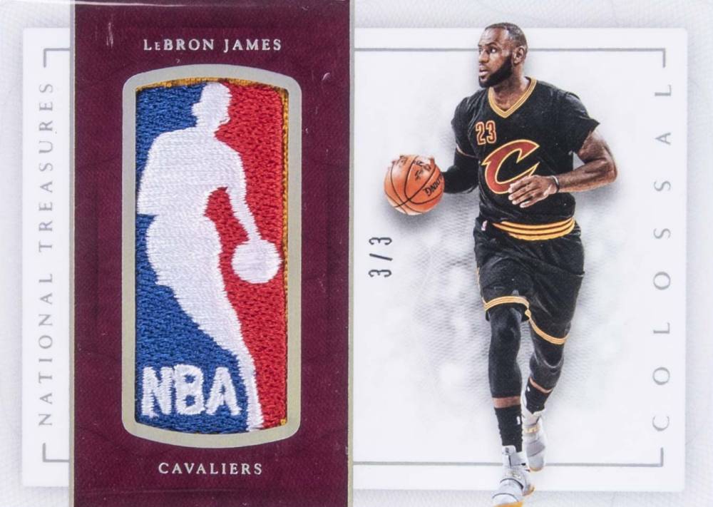 2016 Panini National Treasures Colossal Logoman LeBron James #46 Basketball Card