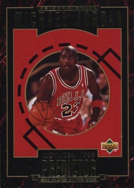 1995 Upper Deck Predictor Player of the Week Michael Jordan #H1 Basketball Card