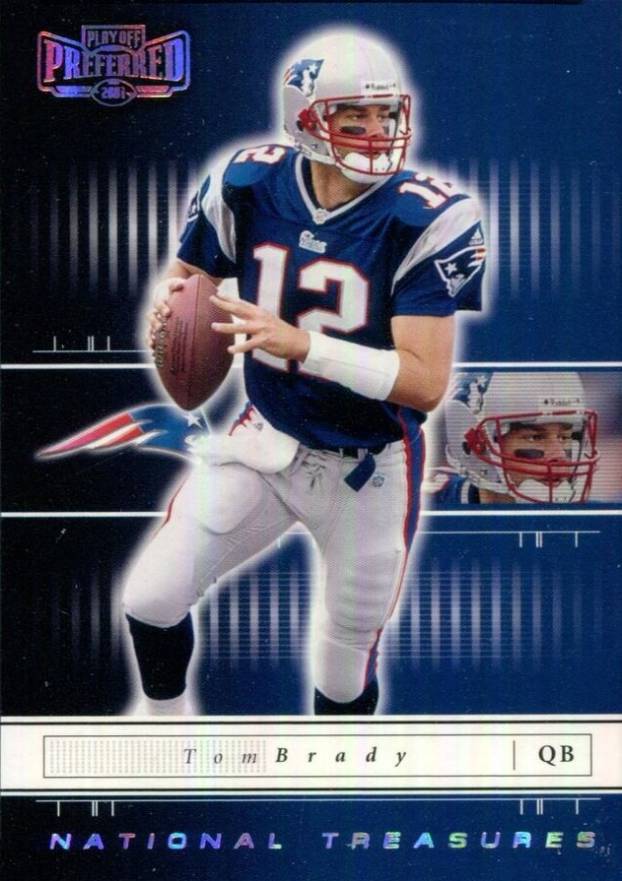 2001 Playoff Preferred Tom Brady #33 Football Card