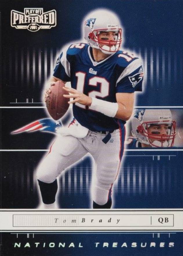 2001 Playoff Preferred Tom Brady #33 Football Card