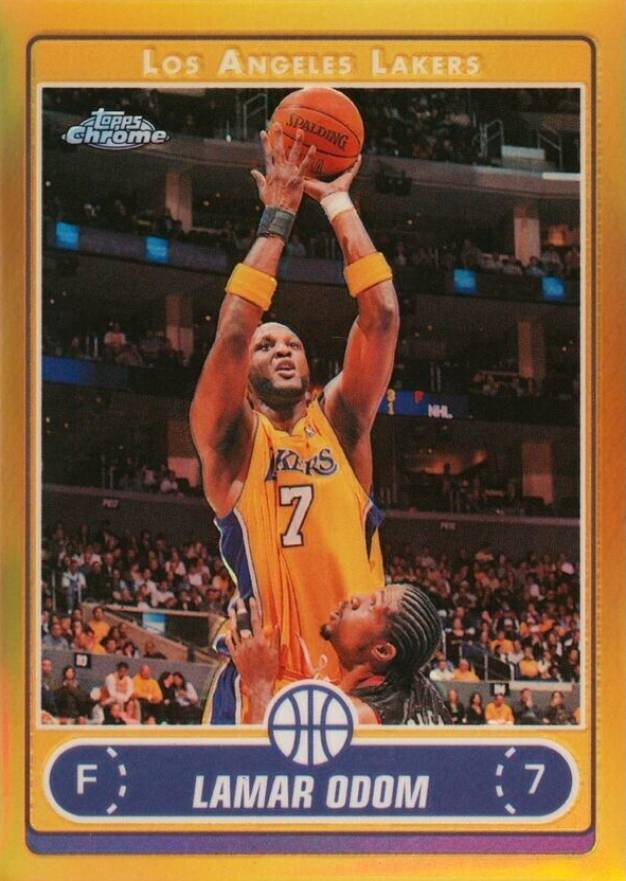 2006 Topps Chrome Lamar Odom #38 Basketball Card