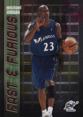 2001 Topps Chrome Fast & Furious Michael Jordan #FF05 Basketball Card