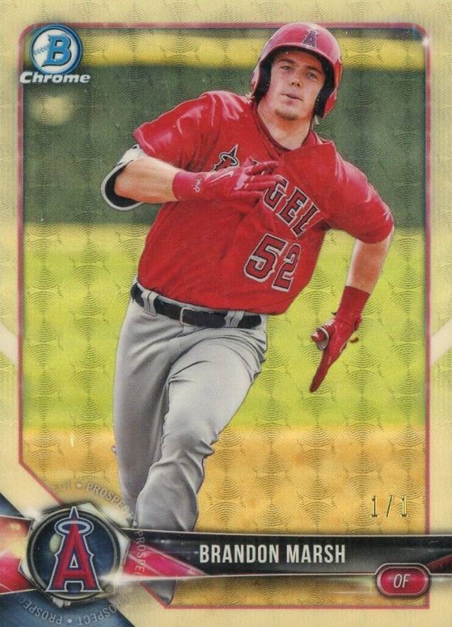 2018 Bowman Draft Brandon Marsh #BDC36 Baseball Card