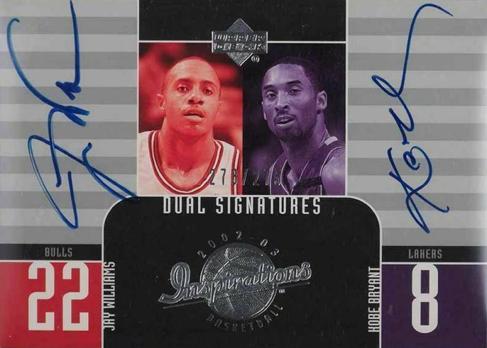 2002 Upper Deck Inspirations William/Bryant #128 Basketball Card