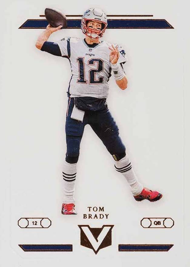 2019 Panini Chronicles Vertex Tom Brady #V22 Football Card