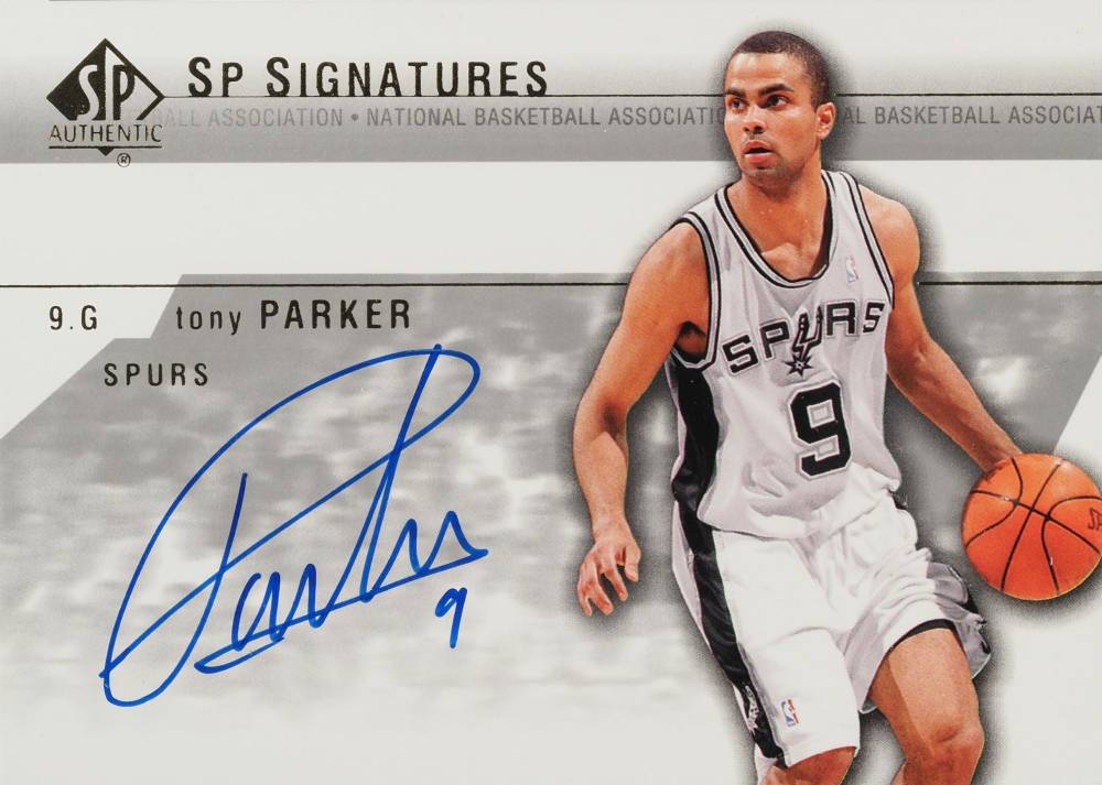 2003 SP Authentic SP Signatures Tony Parker #TP-A Basketball Card