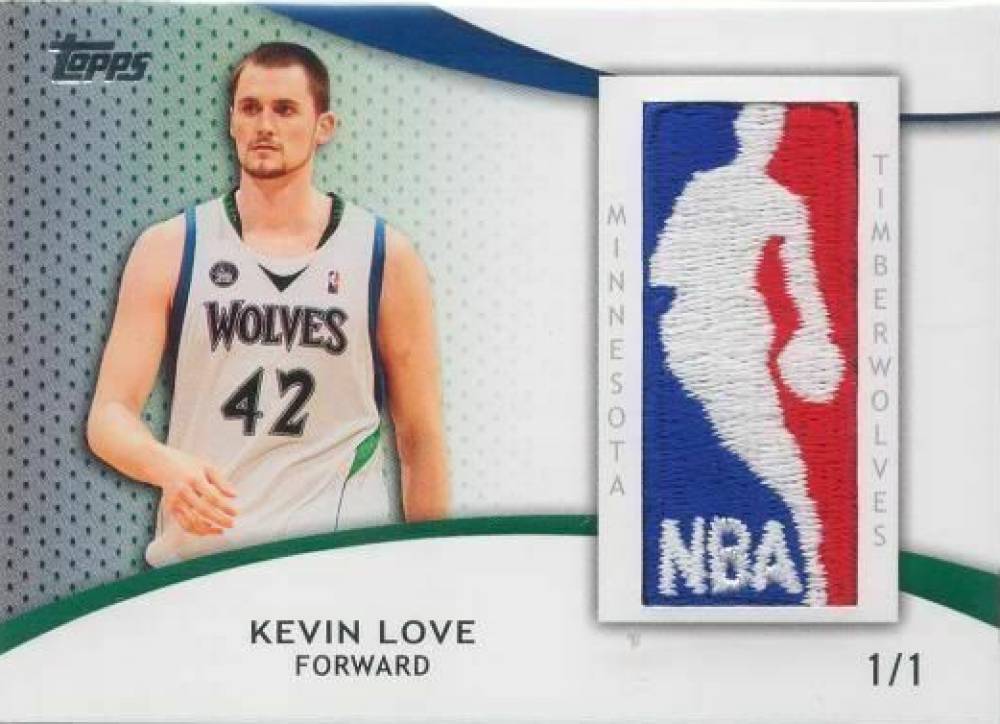 2009 Topps NBA Logomen Kevin Love #KL Basketball Card