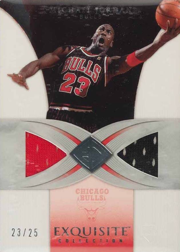 2006 Upper Deck Exquisite Collection Michael Jordan #5-J Basketball Card