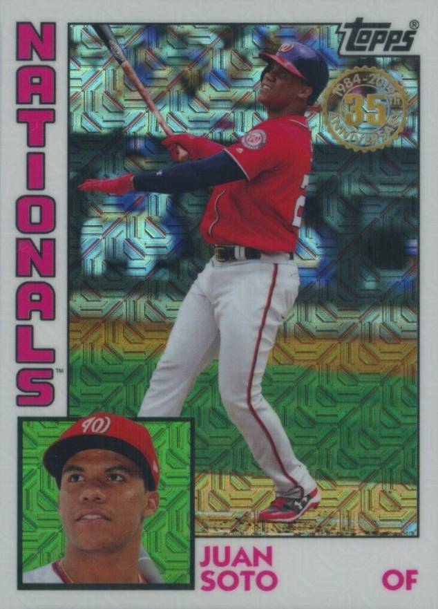 2019 Topps Silver Pack 1984 Chrome Promo  Juan Soto #26 Baseball Card