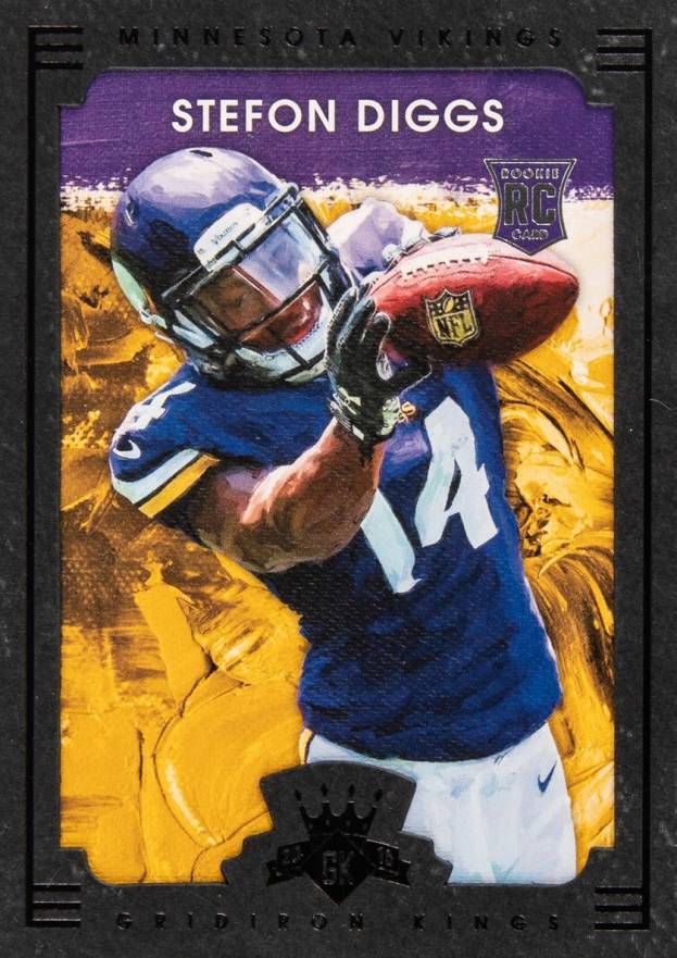 2015 Panini Gridiron Kings  Stefon Diggs #125 Football Card