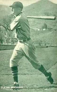 1927 Exhibits (Green Tint ; Set 6) Clifton Heathcote # Baseball Card