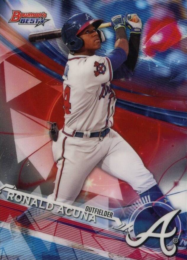 2017 Bowman's Best Top Prospects Ronald Acuna #TP-10 Baseball Card