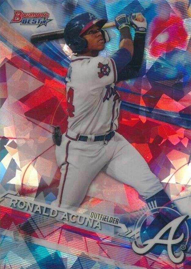 2017 Bowman's Best Top Prospects Ronald Acuna #TP-10 Baseball Card