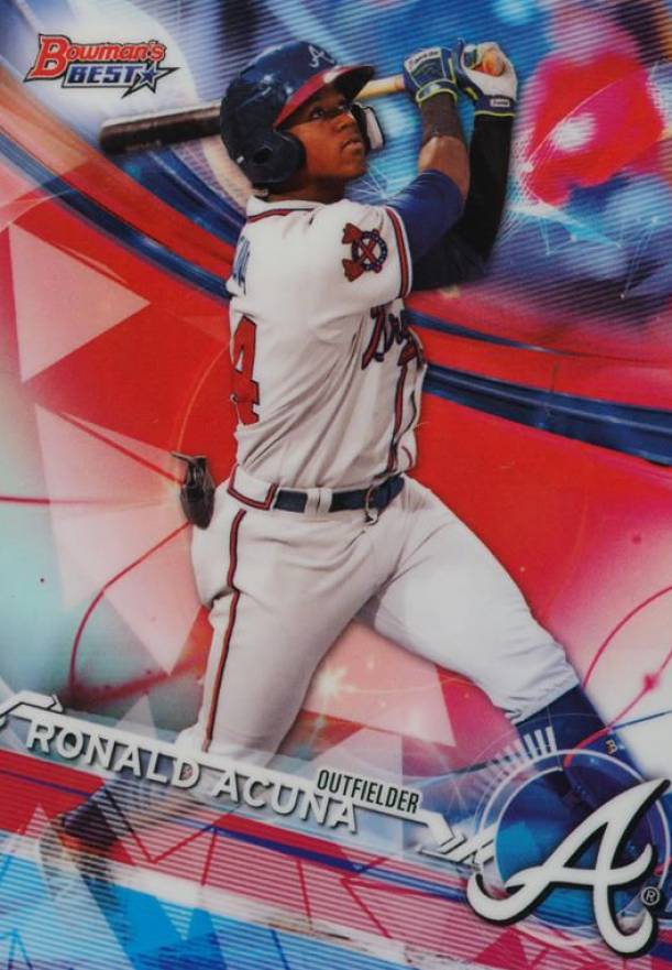 2017 Bowman's Best Top Prospects Ronald Acuna #TP-10 Baseball Card