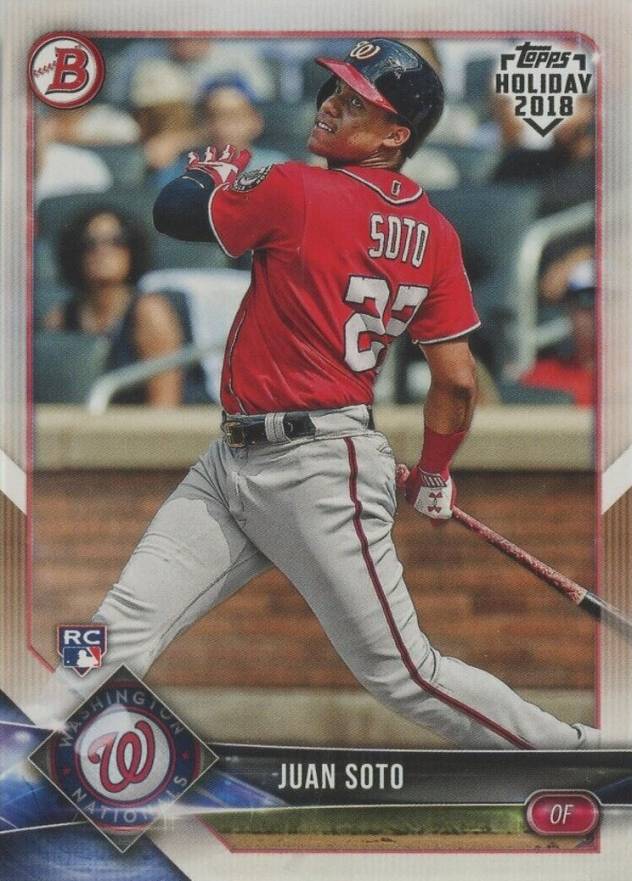 2018 Topps Holiday Bowman  Juan Soto #TH-JSO Baseball Card