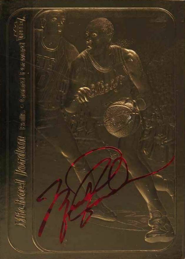 1997 Fleer 23KT Gold Card Michael Jordan # Basketball Card