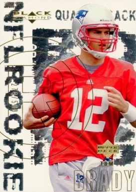 2000 Upper Deck Black Diamond Tom Brady #126 Football Card