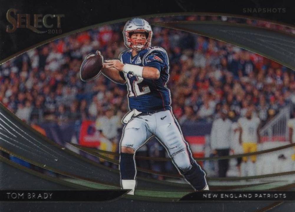 2019 Panini Select Snapshots Tom Brady #1 Football Card