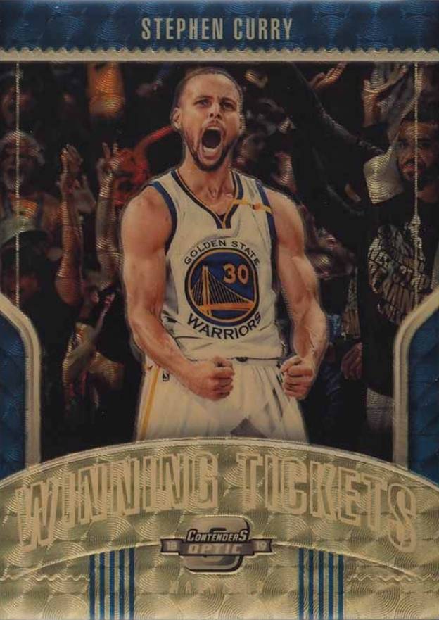 2018 Panini Contenders Optic Winning Tickets Stephen Curry #18 Basketball Card
