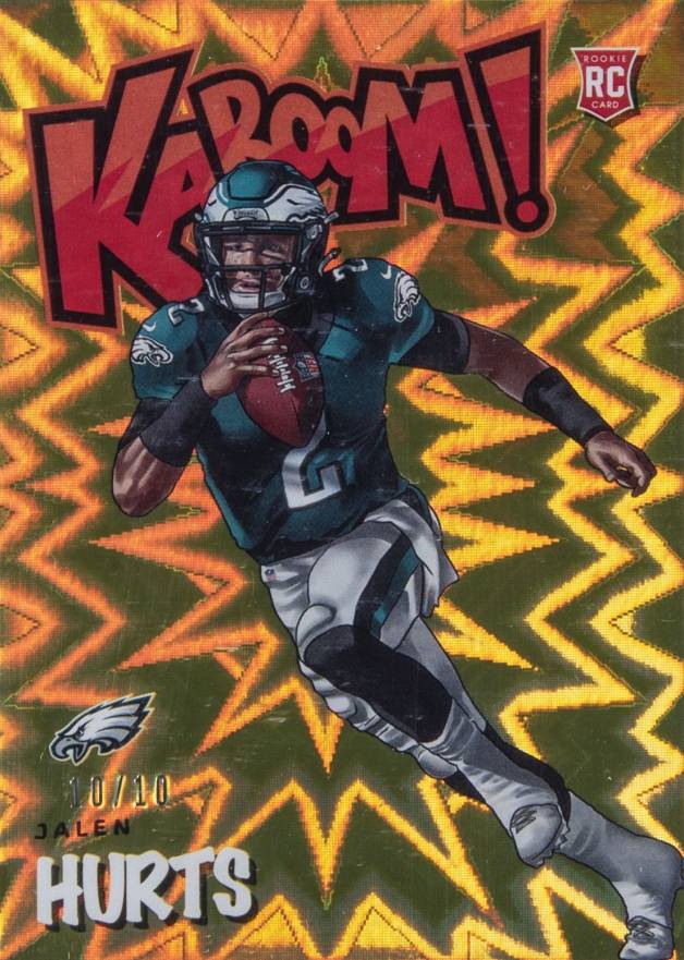 2020 Panini Absolute Kaboom! Jalen Hurts #KJAH2 Football Card