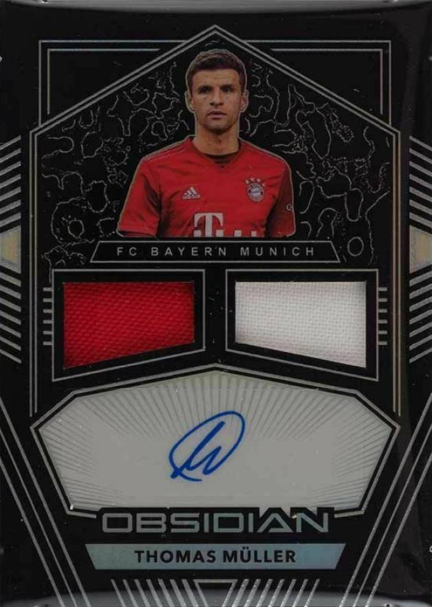 2019 Panini Obsidian Dual Jersey Ink  Thomas Muller #DJTM Soccer Card