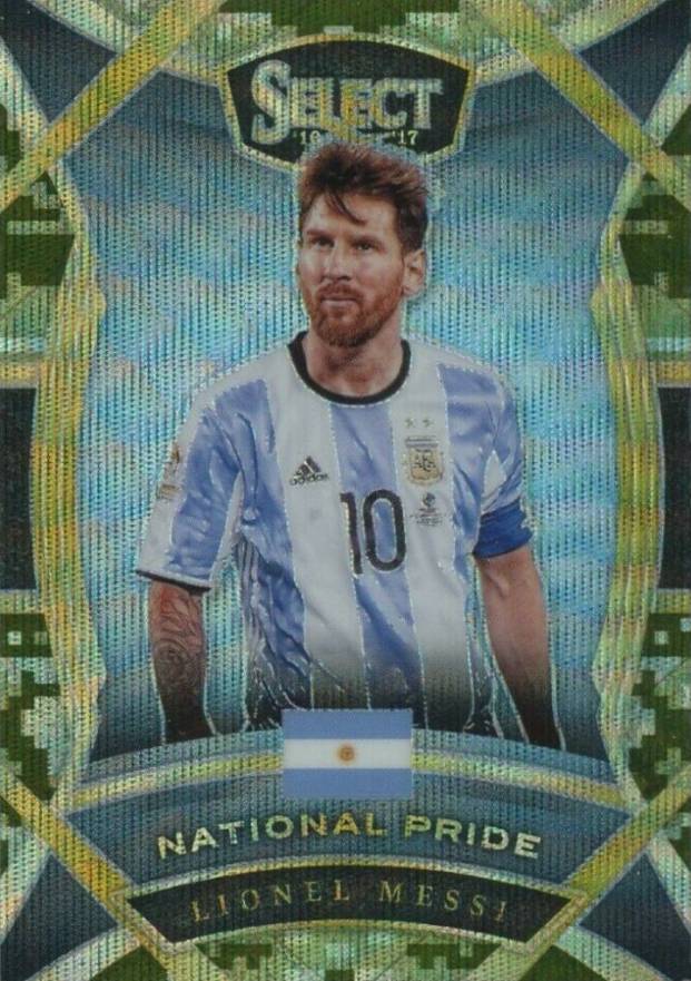 2016 Panini Select National Pride Lionel Messi #2 Soccer Card