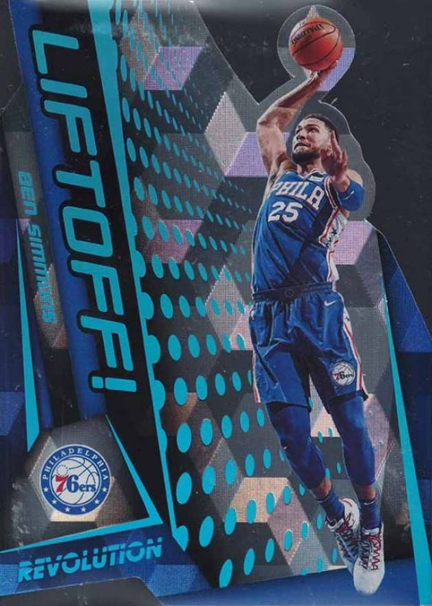 2019 Panini Revolution Liftoff Ben Simmons #5 Basketball Card